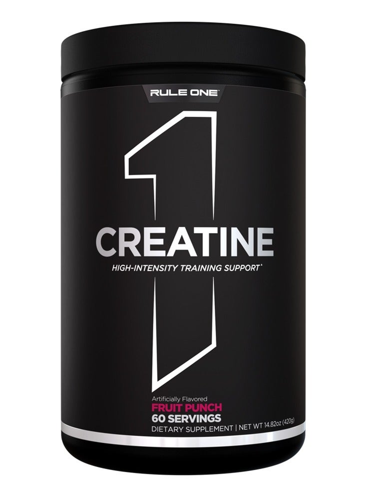 Creatine Monohydrate Powder Fruit Punch 60 Servings – Micronized Creatine for Strength & Workout Performance Support